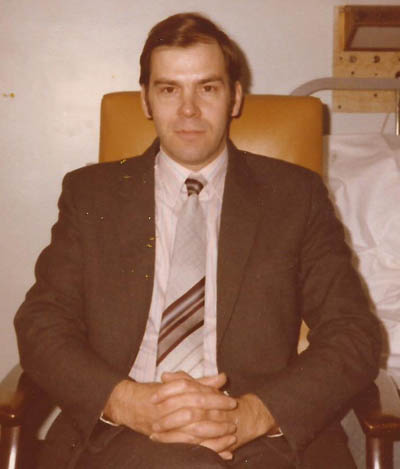 Author as a new consultant General and Vascular Surgeon in 1980.
